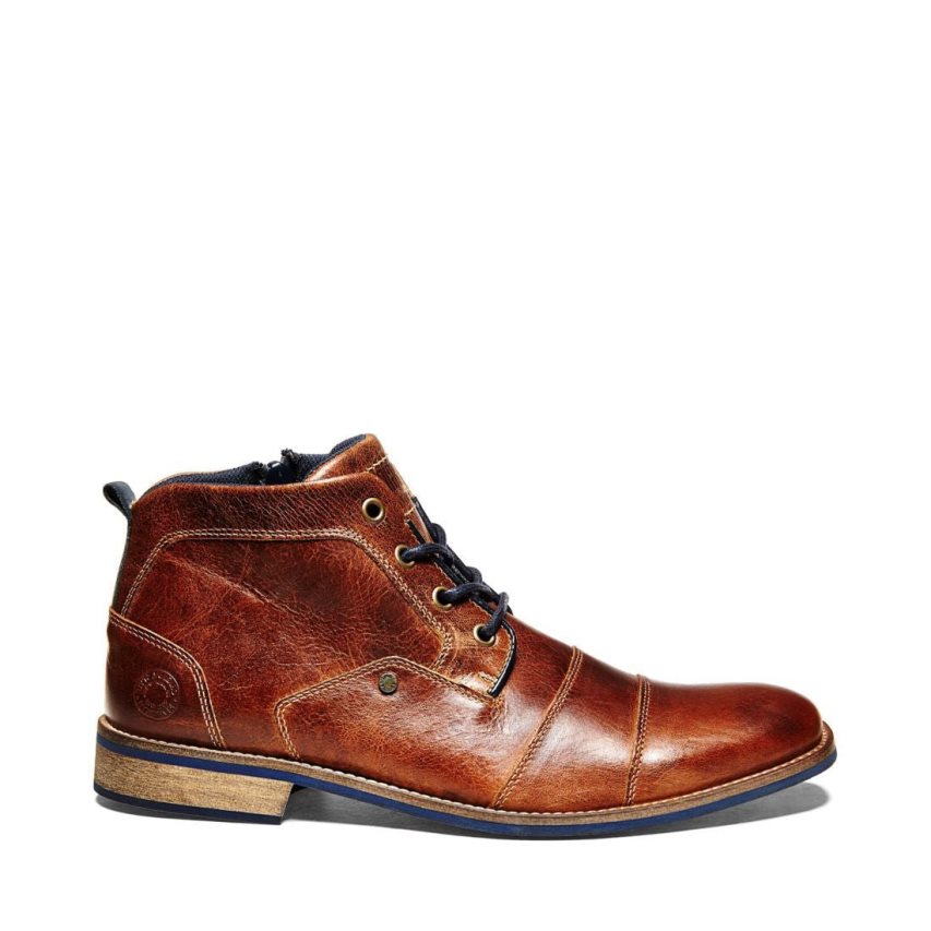 Botas Chukka Steve Madden Kramerr Cuero Hombre Marrones | ES PK0S89